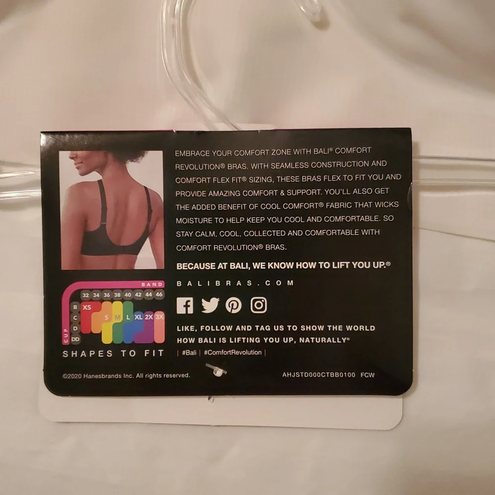 Bali 🌻 Easylite Back Closure Wireless Bra 3XL